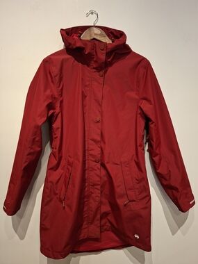 Windriver Rain Jacket/Coat, Red, Size Medium
